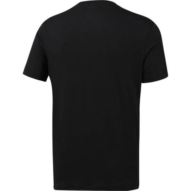 Футболка Reebok UFC Logo - Black | Фото 1