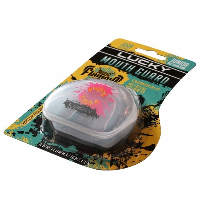 Детская боксерская капа Flamma Lucky - Green/Grey | Фото 2