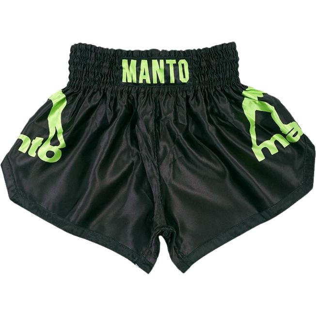 Тайские шорты Manto Muay Thai Dual - Black/Green