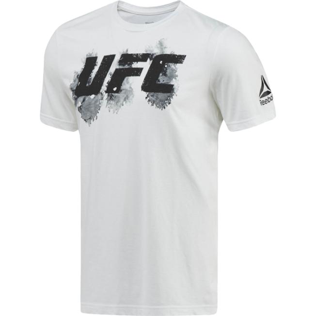 Спортивная футболка Reebok UFC Ultimate Fan Logo - White
