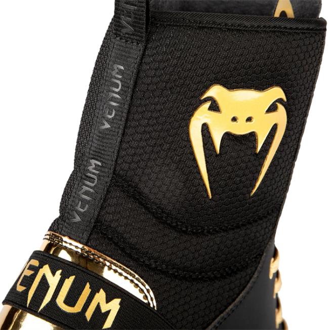 Боксёрки Venum Elite - Black/Gold | Фото 1