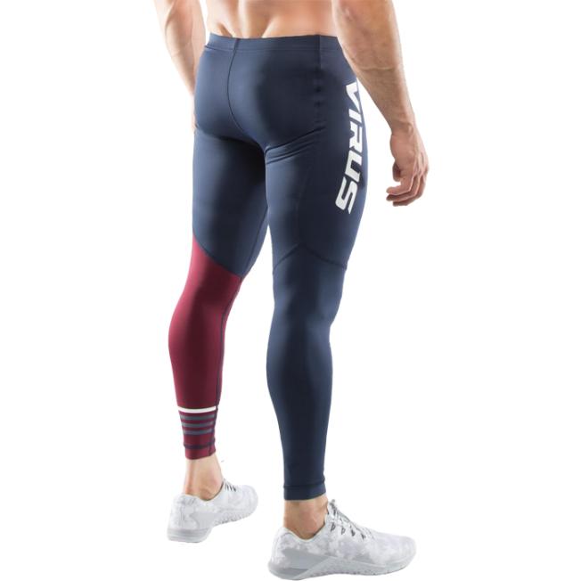 Компрессионные штаны Virus Stay Cool RX8 - Blue/Red | Фото 1