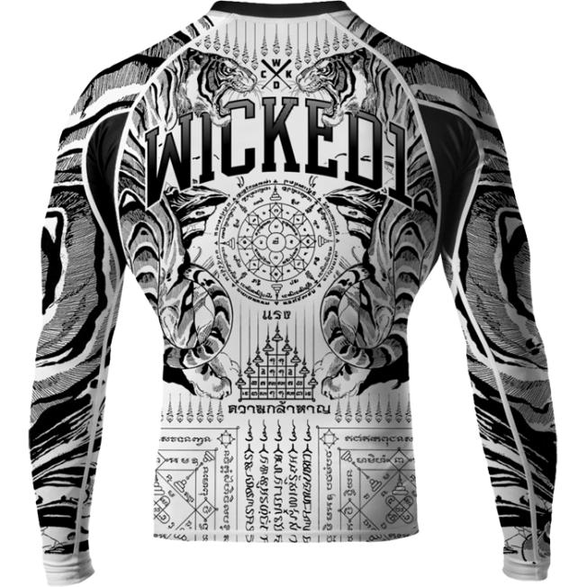Рашгард Wicked One Tiger - White | Фото 1