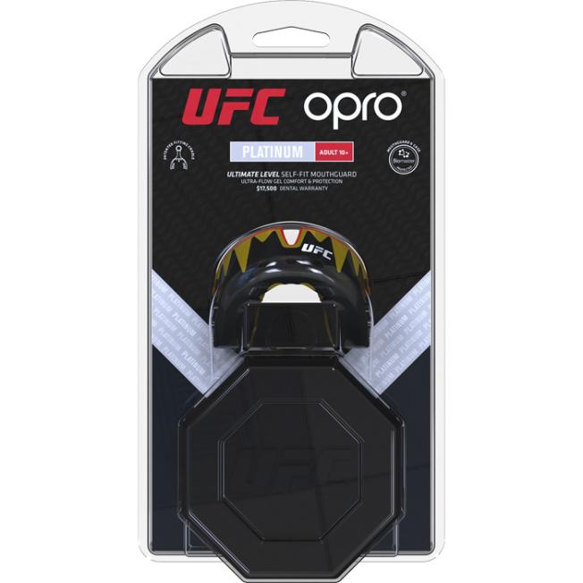 Боксерская капа Opro Platinum Level Fangz UFC - Red/Silver/Black | Фото 1