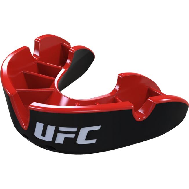 Боксерская капа Opro Silver Level UFC - Black/Red