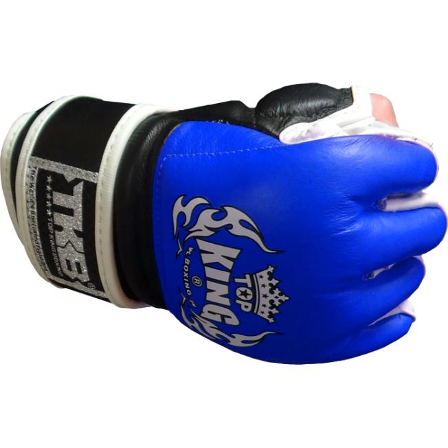 Перчатки MMA Top King Boxing Extream - Black/Blue | Фото 1