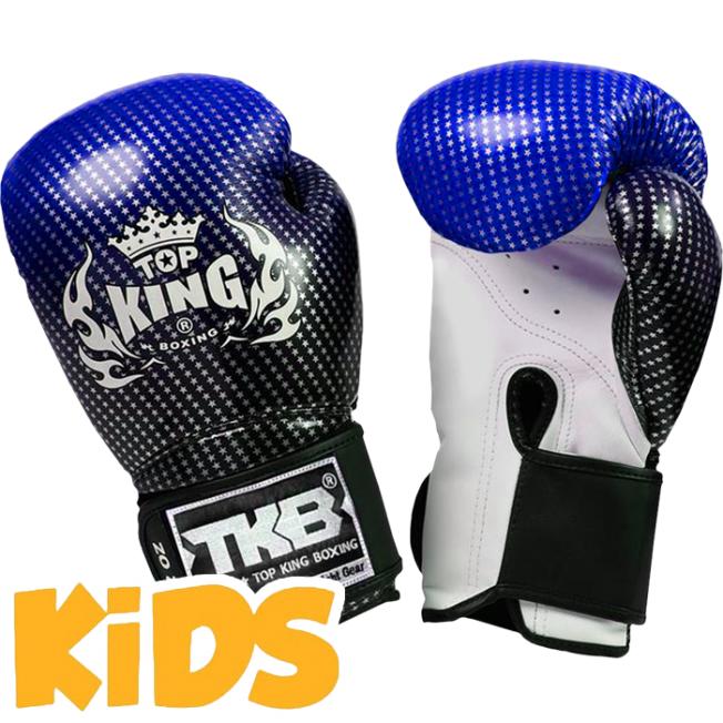 Детские боксерские перчатки Top King Boxing Super Star - Blue