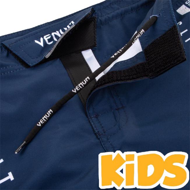 Детские шорты для единоборств Venum Signature - Navy Blue | Фото 2