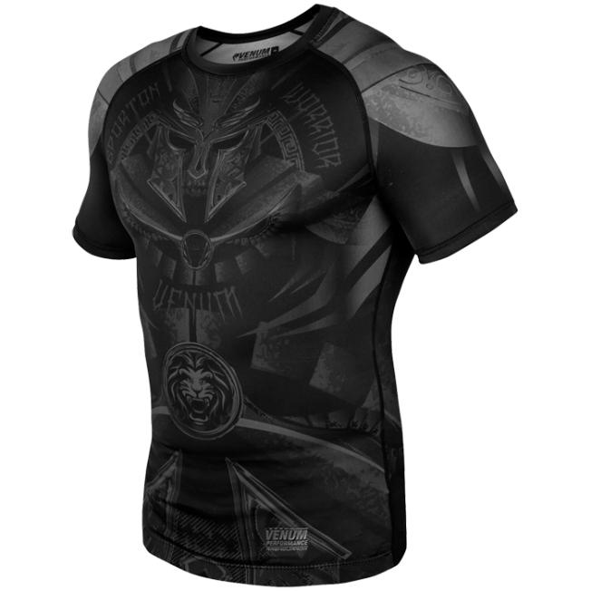 Рашгард Venum Gladiator 3.0 SS - Black/Black | Фото 2