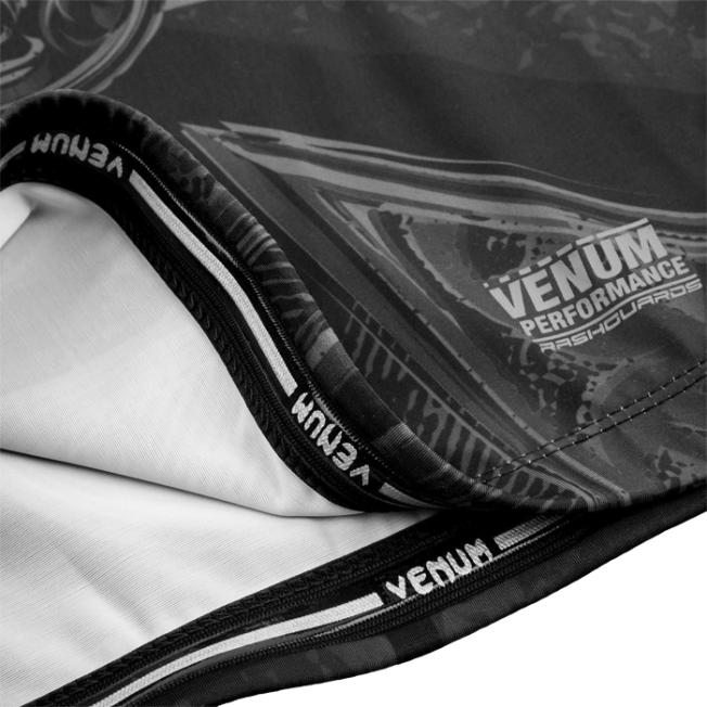 Рашгард Venum Gladiator 3.0 SS - Black/Black | Фото 6