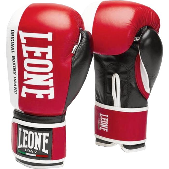Боксерские перчатки Leone Challenger - Red