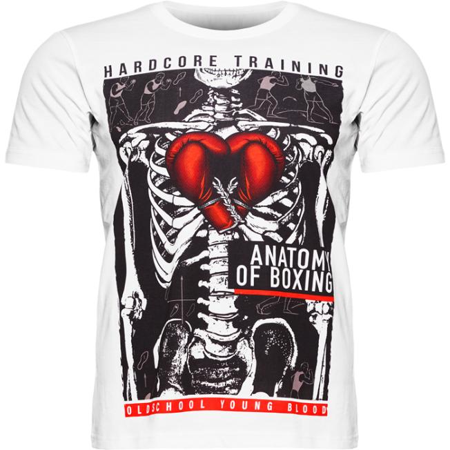 Футболка Hardcore Training Anatomy Of Boxing - White | Фото 1