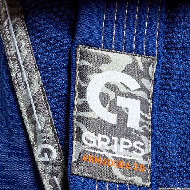 Кимоно для BJJ GR1PS Armadura 2.0 - Blue | Фото 6