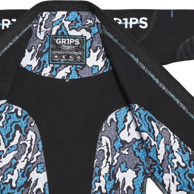 Кимоно для BJJ GR1PS Armadura 2.0 - Black | Фото 8