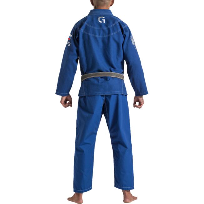 Кимоно для BJJ GR1PS World Series Russian - Blue | Фото 5