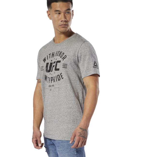 Футболка Reebok UFC Fan Gear Fight For Yours - Grey | Фото 1