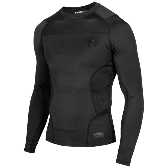 Рашгард Venum G-Fit LS - Black | Фото 1
