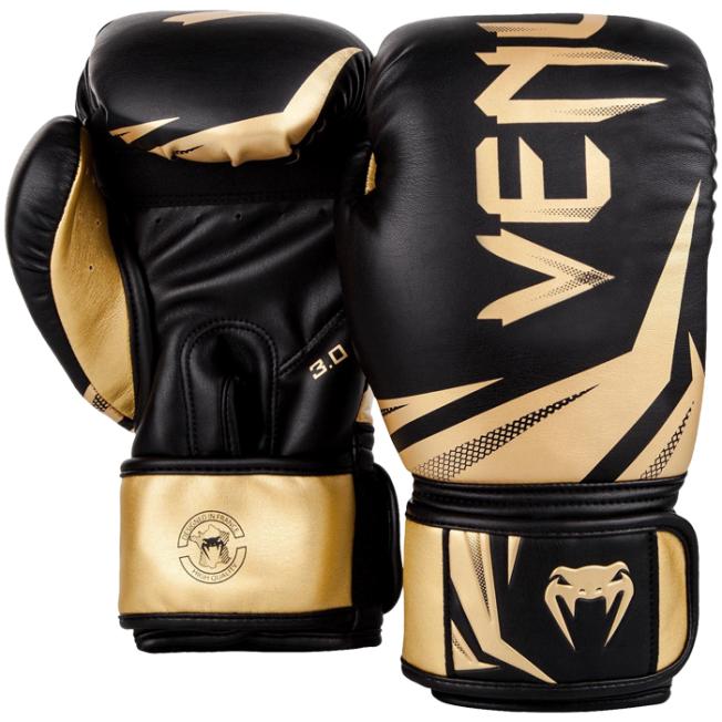 Боксерские перчатки Venum Challenger 3.0 - Black/Gold