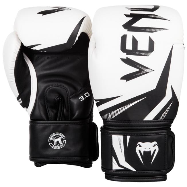 Боксерские перчатки Venum Challenger 3.0 - White/Black