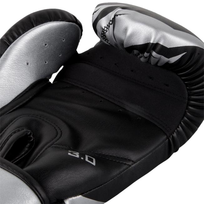 Боксерские перчатки Venum Challenger 3.0 - Black/Silver | Фото 3