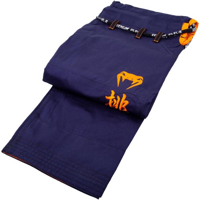 Кимоно для BJJ Venum Challenger 4.0 - Grey/Navy Blue | Фото 11