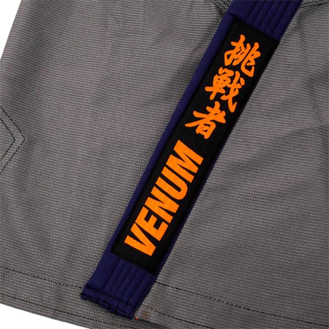 Кимоно для BJJ Venum Challenger 4.0 - Grey/Navy Blue | Фото 2