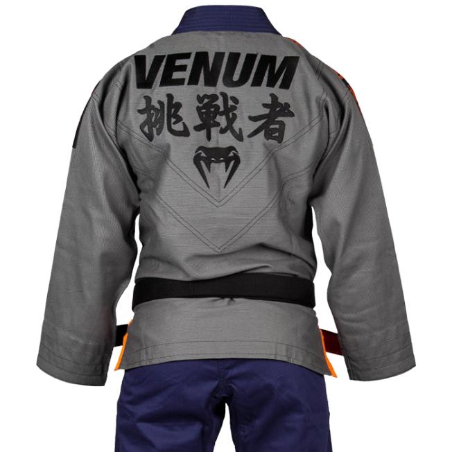 Кимоно для BJJ Venum Challenger 4.0 - Grey/Navy Blue | Фото 5