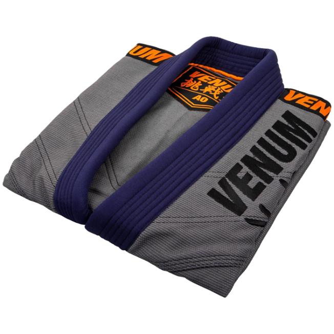 Кимоно для BJJ Venum Challenger 4.0 - Grey/Navy Blue | Фото 6
