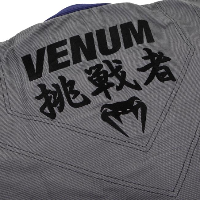 Кимоно для BJJ Venum Challenger 4.0 - Grey/Navy Blue | Фото 7