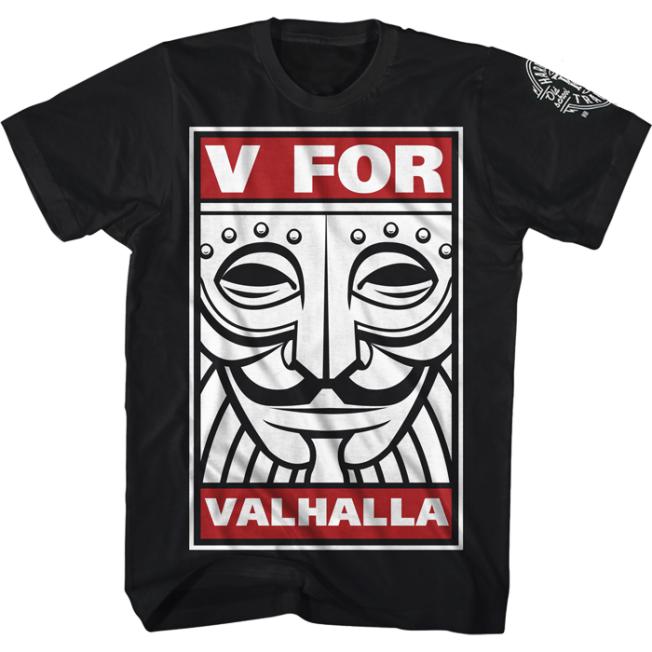 Футболка Hardcore Training V For Valhalla - Black