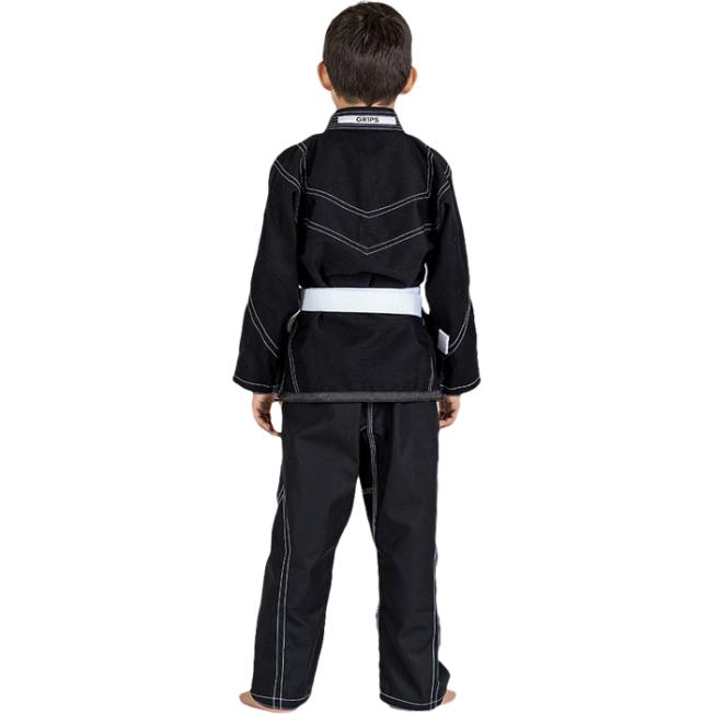 Детское кимоно для бжж GR1PS Leo Cor - Black | Фото 1