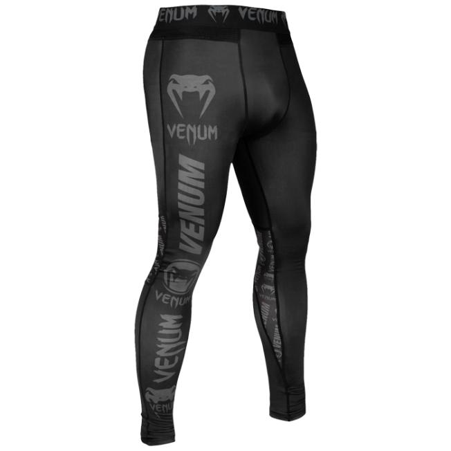 Компрессионные штаны Venum Logos - Black/Grey