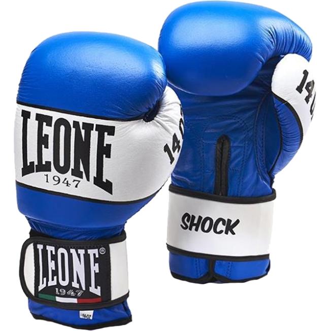 Боксерские перчатки Leone Shock - Blue/White