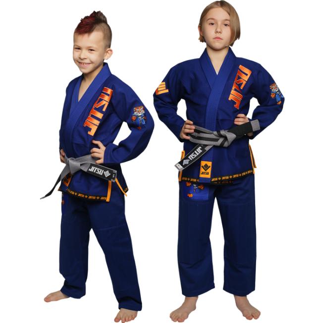 Детское ги для БЖЖ Jitsu Tiger - Blue