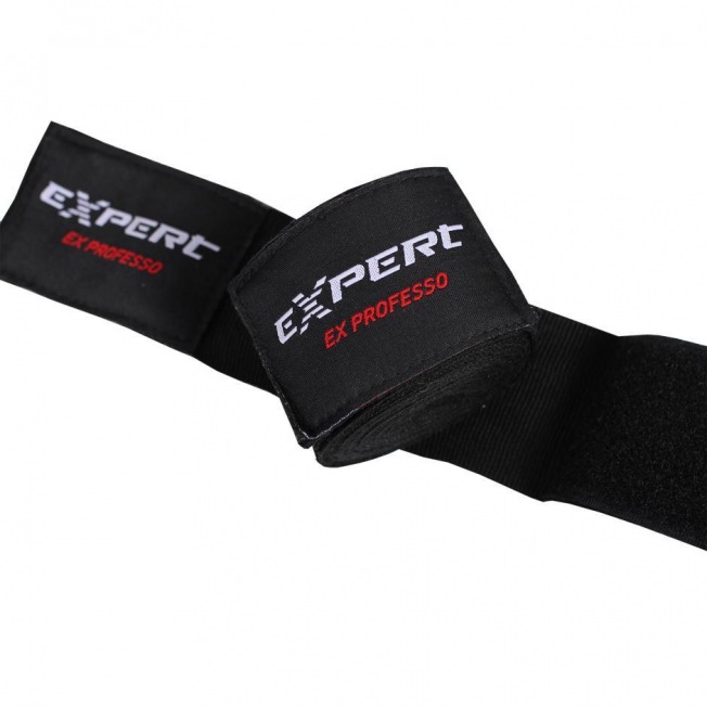 Бинты боксерские Fight Expert - Black (4m) | Фото 2