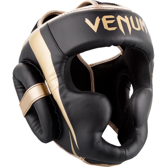 Боксерский шлем Venum Elite - Black/Gold