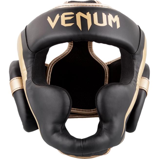 Боксерский шлем Venum Elite - Black/Gold | Фото 1