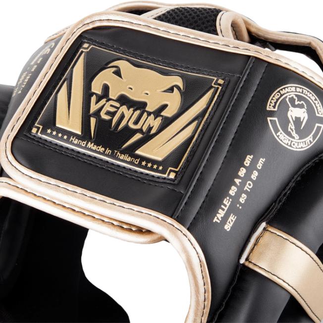 Боксерский шлем Venum Elite - Black/Gold | Фото 3