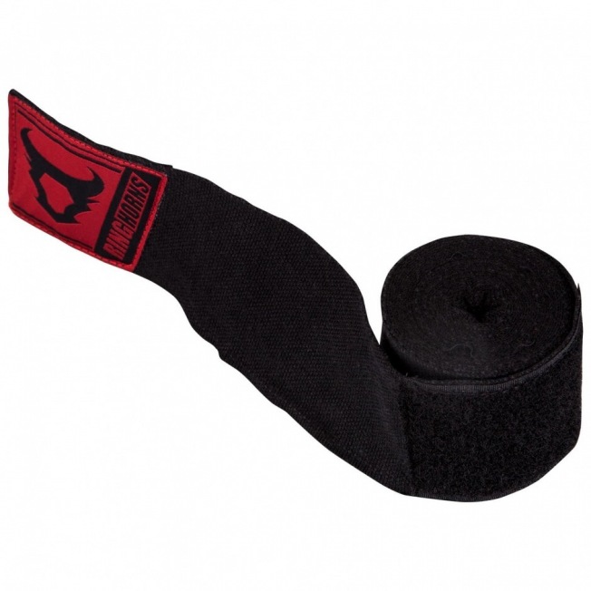 Боксерские бинты Ringhorns Charger - Black (4m) | Фото 2