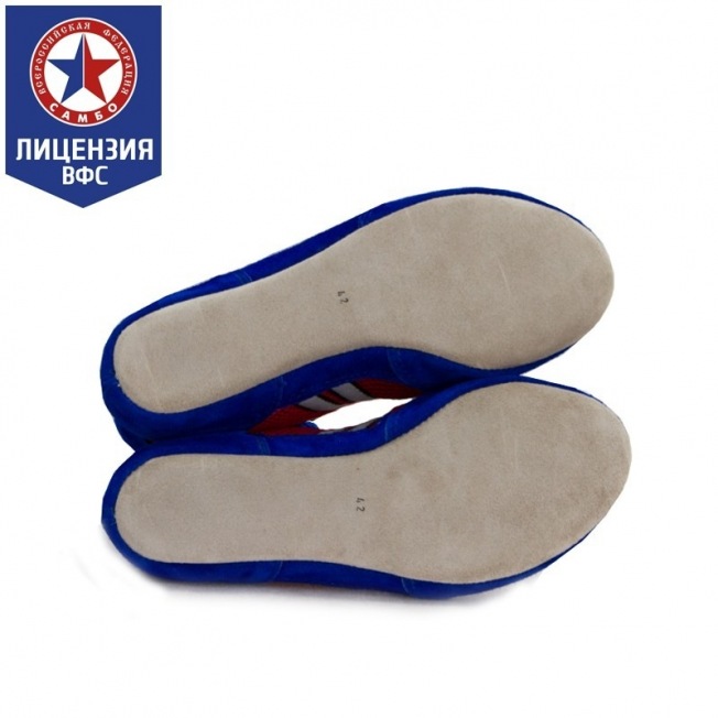 Борцовки для самбо Крепыш Я Атака ВФС - Син/Кр | Фото 3