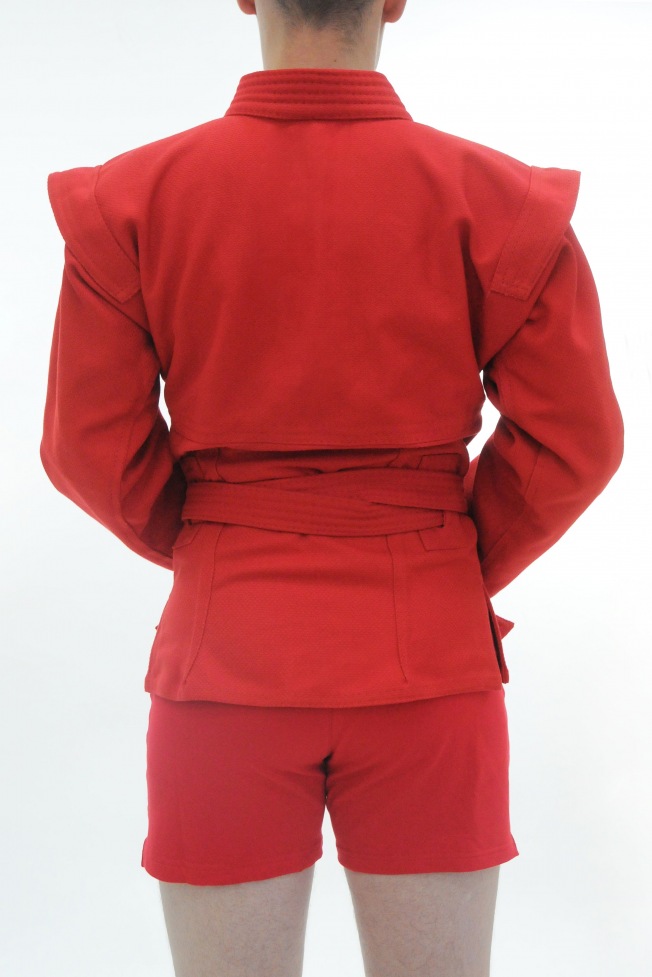 Куртка для самбо Крепыш Я Атака ВФС - Красная | Фото 5