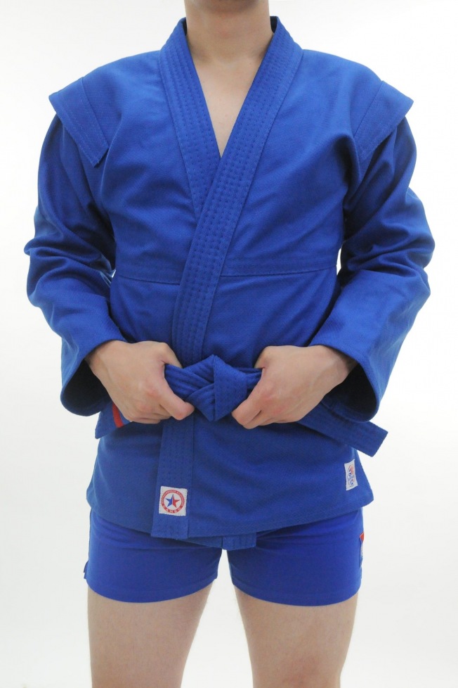 Куртка для самбо Крепыш Я Атака ВФС - Синяя | Фото 3