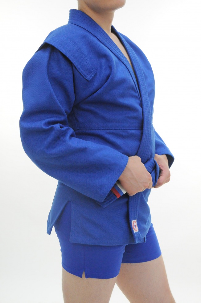 Куртка для самбо Крепыш Я Атака ВФС - Синяя | Фото 4