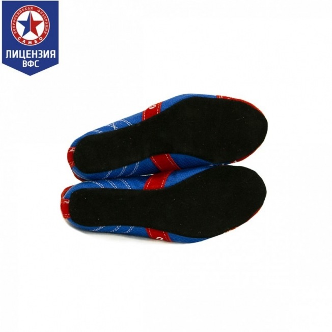 Детские борцовки для самбо Крепыш ВФС - Кр/Син | Фото 3