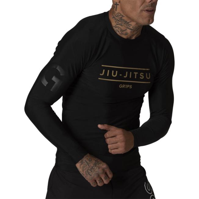 Рашгард Grips Armadura Pro High-Compression - Black/Gold | Фото 1
