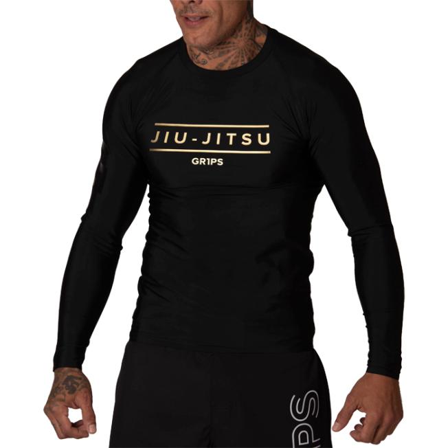 Рашгард Grips Armadura Pro High-Compression - Black/Gold | Фото 2