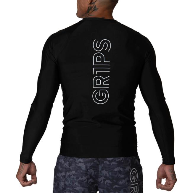 Рашгард Grips Armadura Pro High-Compression - Black/White | Фото 2