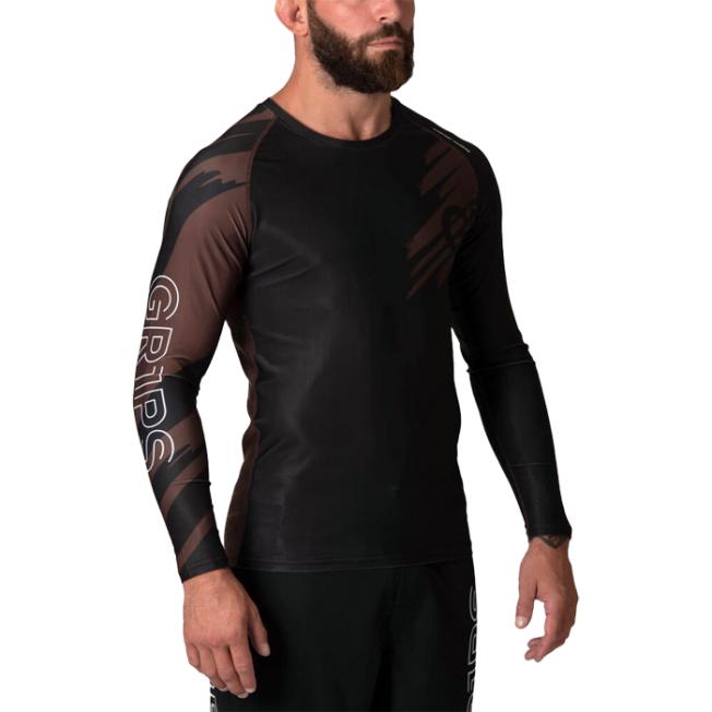 Рашгард Grips Ranked - Brown | Фото 1