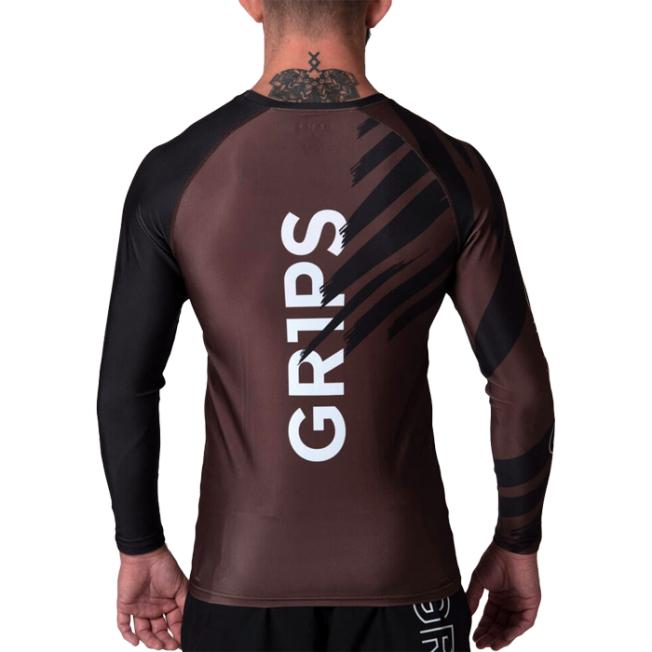 Рашгард Grips Ranked - Brown | Фото 2