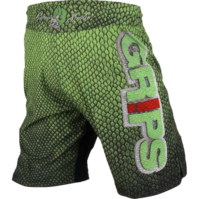 Шорты ММА Grips Green Snake | Фото 1